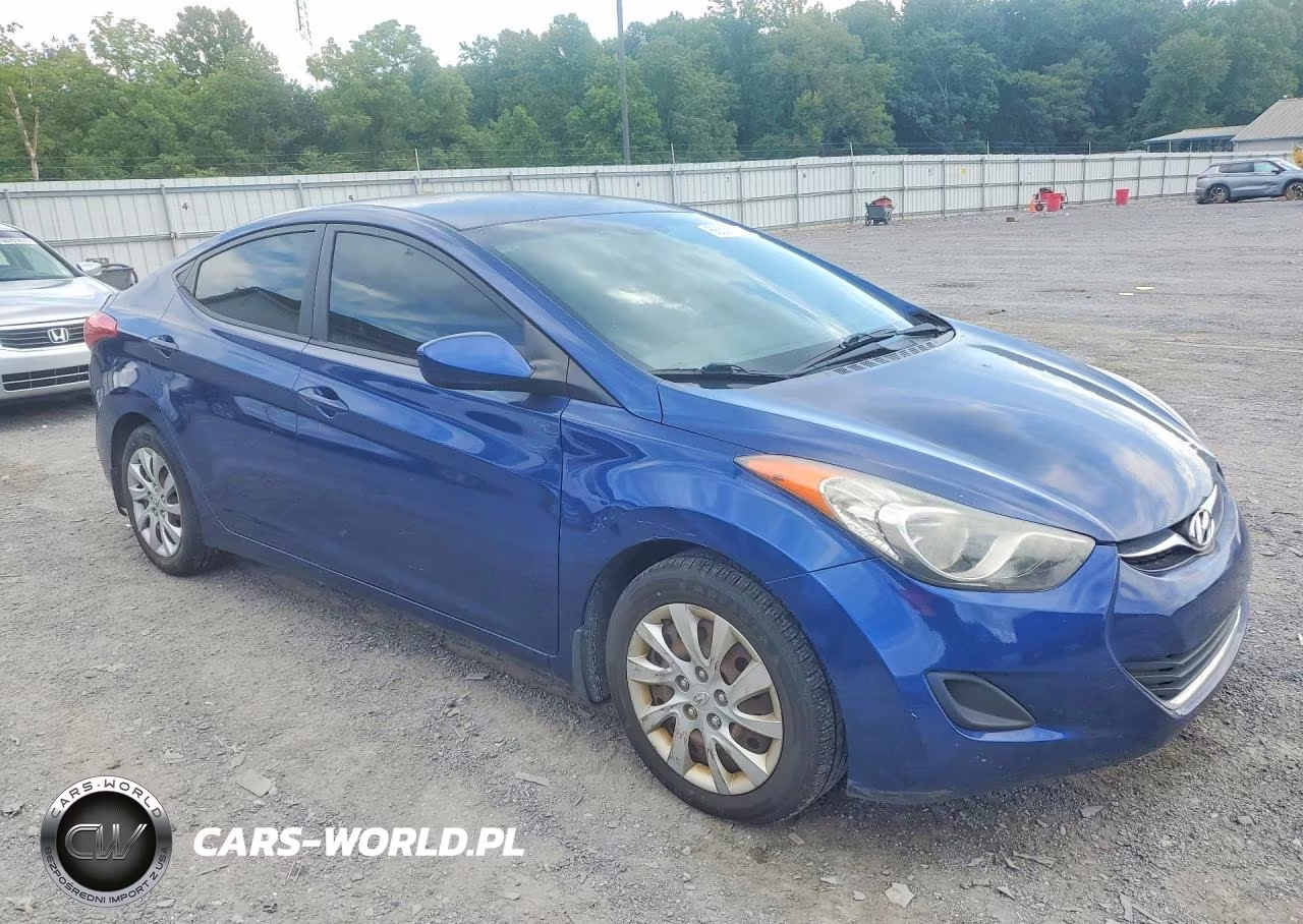 2013 Hyundai Elantra Gls VIN:KMHDH4AE6DU601452 - 4