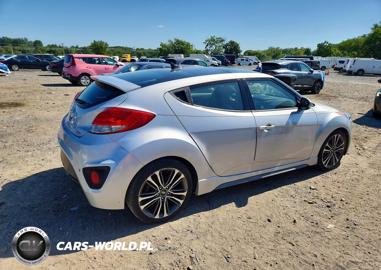 2017 Hyundai Veloster Turbo VIN:KMHTC6AE9HU308494 - 3