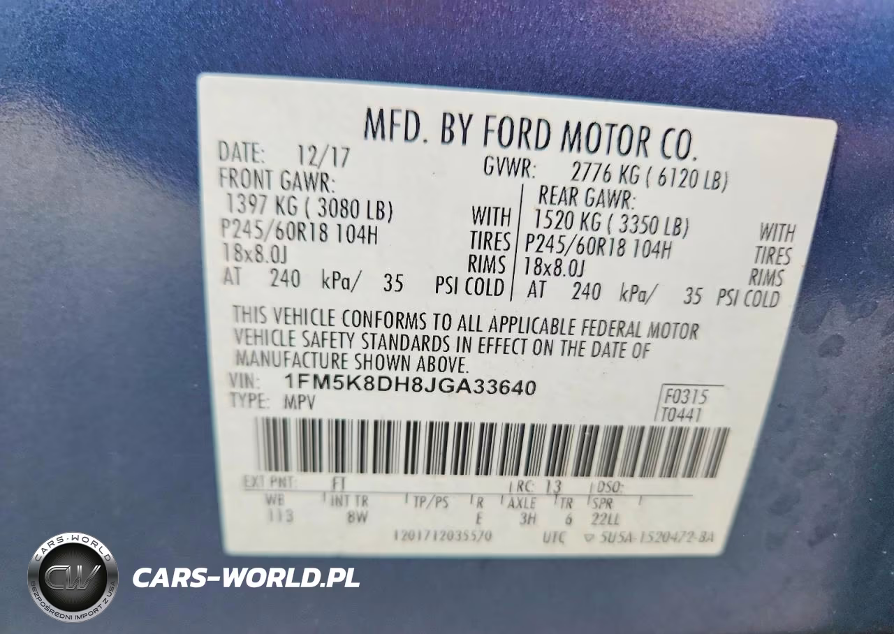 2018 Ford Explorer Xlt VIN:1FM5K8DH8JGA33640 - 13
