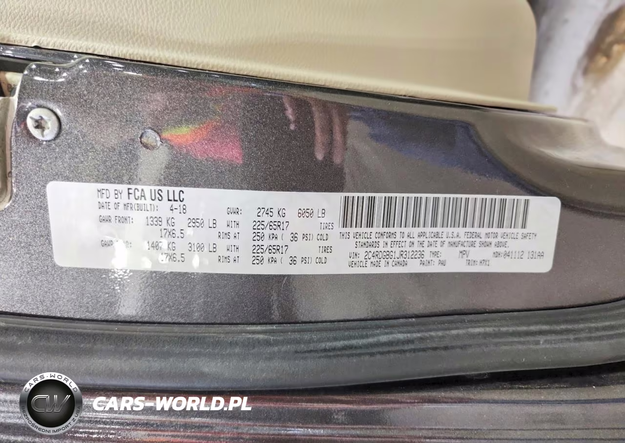 2018 Dodge Grand Caravan Se VIN:2C4RDGBG1JR312236 - 14