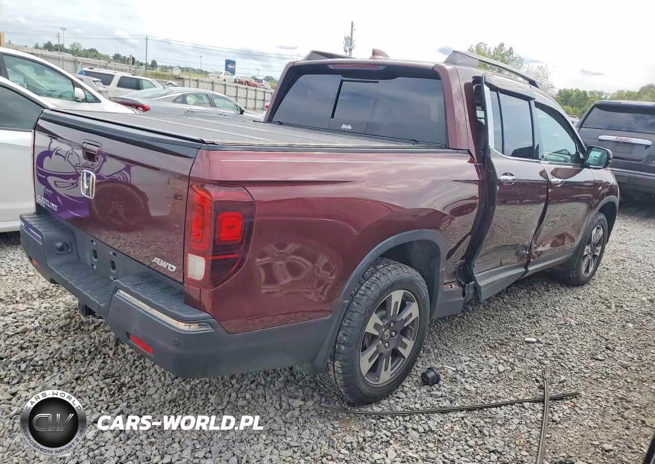2018 Honda Ridgeline Rtl VIN:5FPYK3F74JB013864 - 3