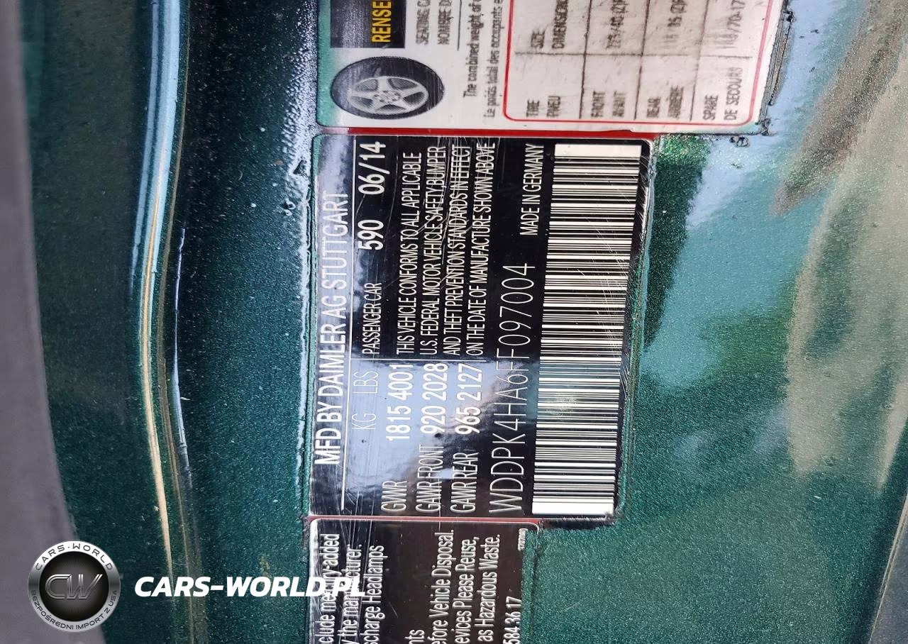 2015 Mercedes-Benz Slk 250 VIN:WDDPK4HA6FF097004 - 13
