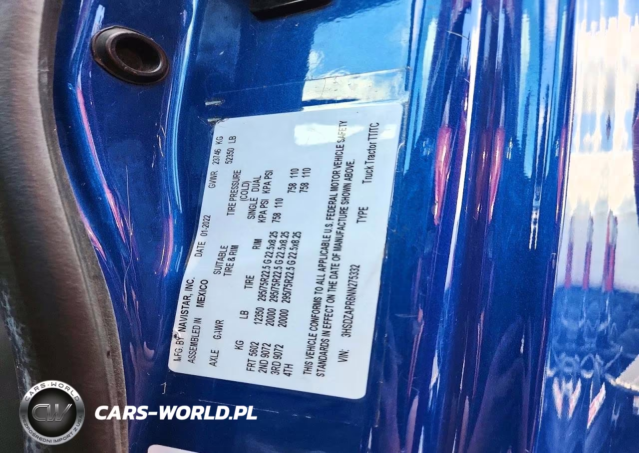 2022 International Lt625 Semi Truck VIN:3HSDZAPR6NN275332 - 12