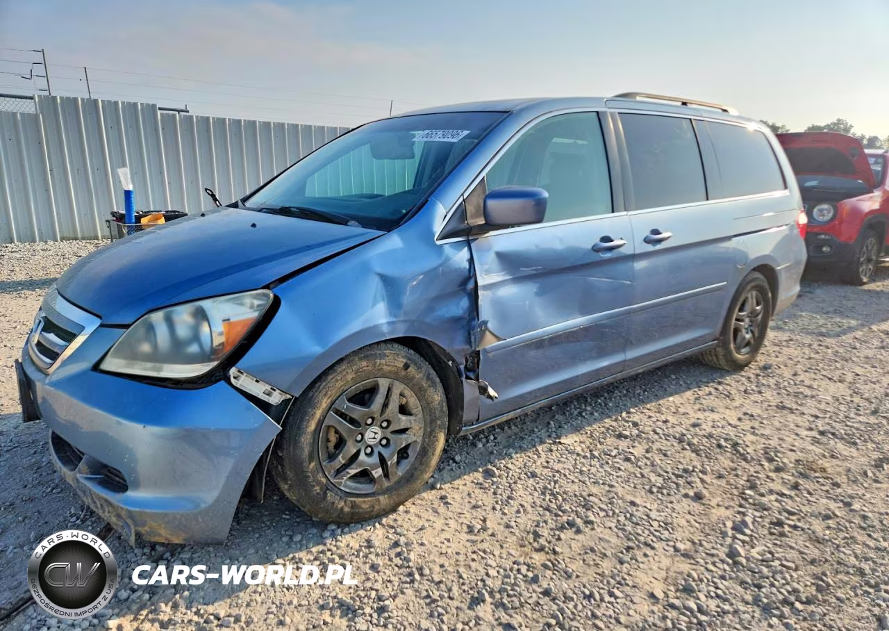 2007 Honda Odyssey Exl VIN:5FNRL387X7B142255 - 1