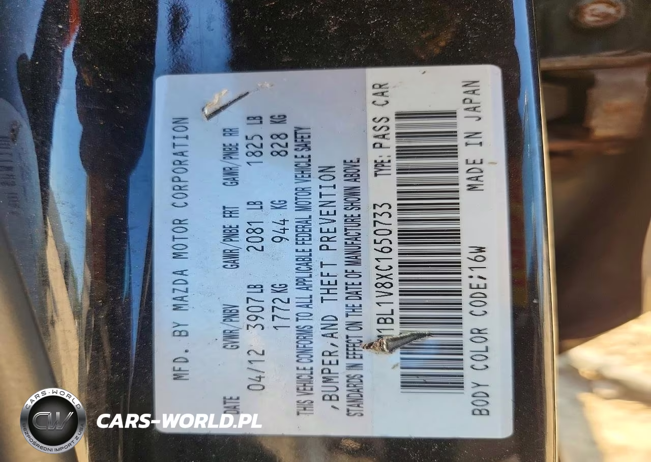 2012 Mazda 3 I VIN:JM1BL1V8XC1650733 - 12