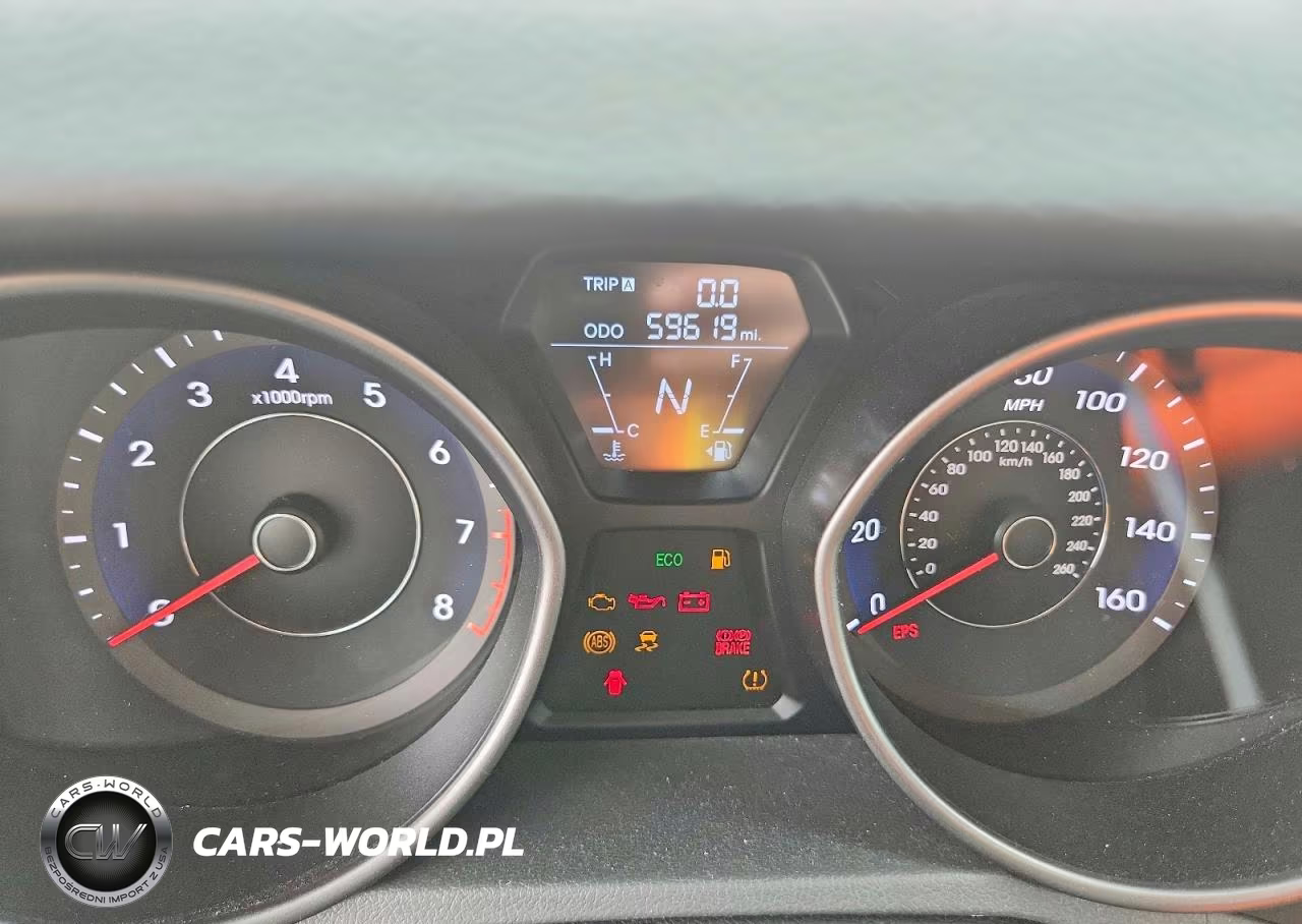 2013 Hyundai Elantra Gls VIN:5NPDH4AE7DH298633 - 9