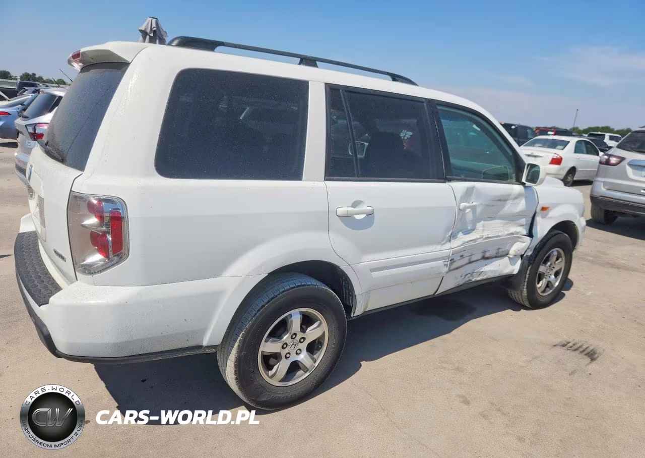2008 Honda Pilot Exl VIN:5FNYF18788B013231 - 3