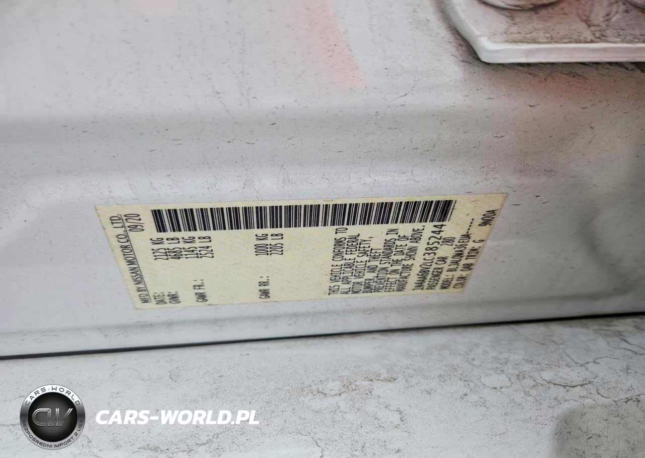 2020 Nissan Maxima S VIN:1N4AA6BV2LC385244 - 12