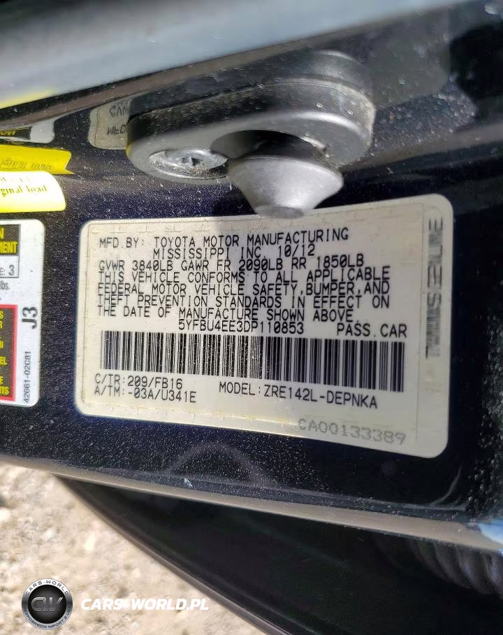 2013 Toyota Corolla L VIN:5YFBU4EE3DP110853 - 12