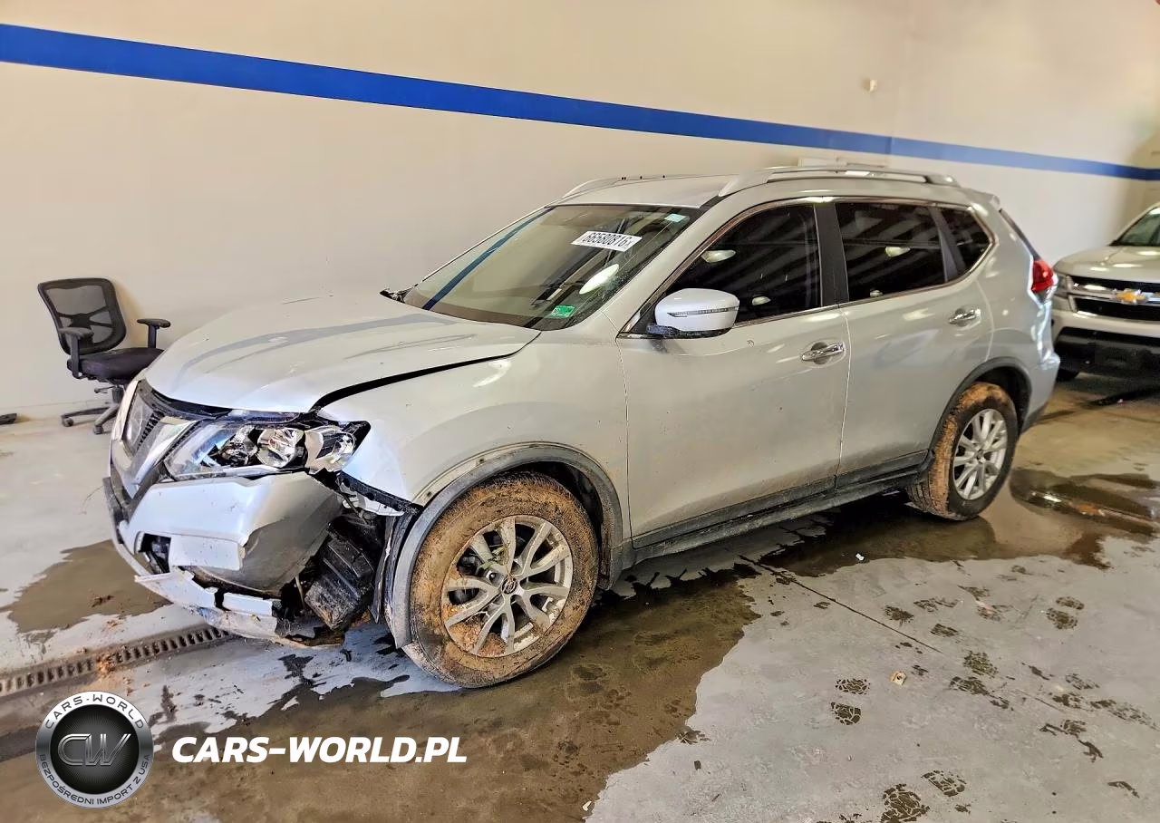 2017 Nissan Rogue Sv VIN:KNMAT2MT8HP612834 - 1