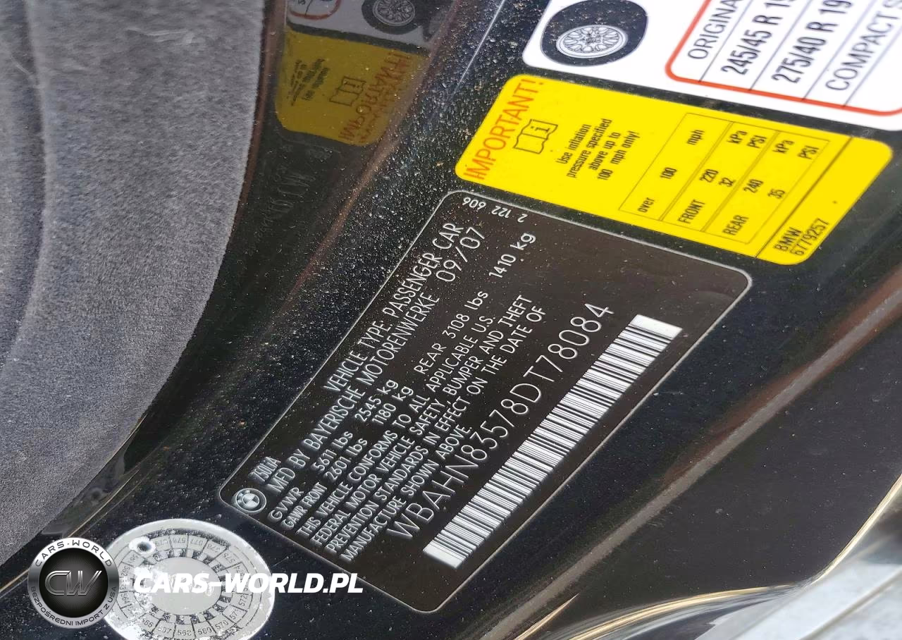 2008 BMW 750 Li VIN:WBAHN83578DT78084 - 12