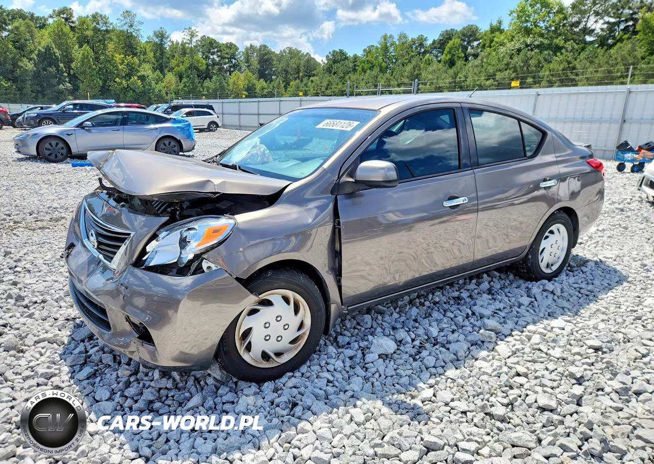 2014 Nissan Versa 1.6 Sv VIN:3N1CN7AP9EL840035 - 1