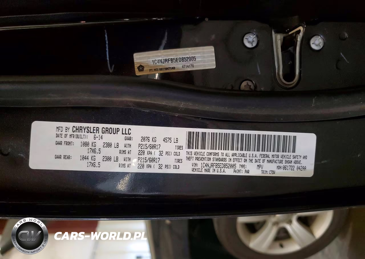 2014 Jeep Patriot Latitude VIN:1C4NJRFB5ED852005 - 13