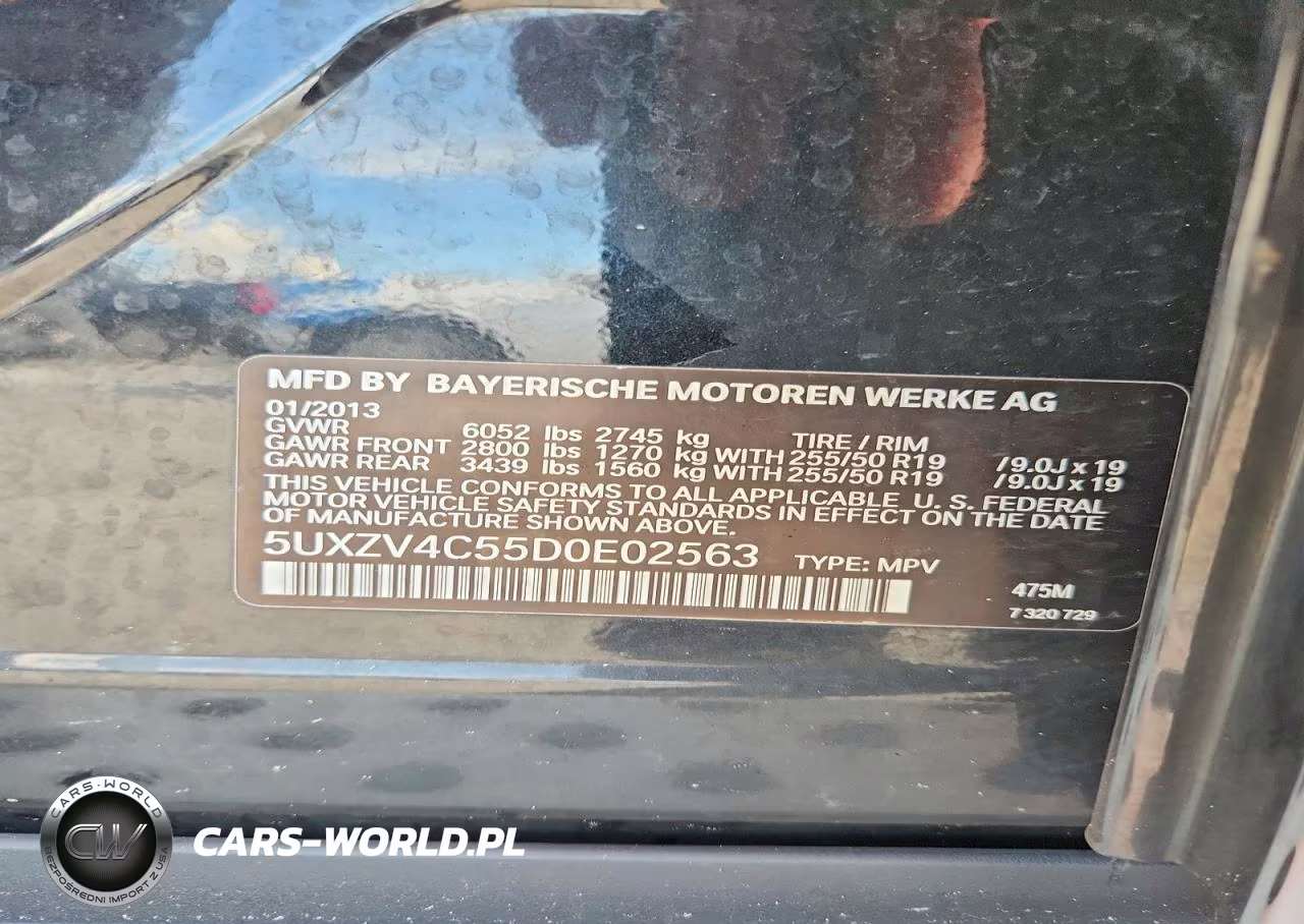 2013 BMW X5 xDrive35I VIN:5UXZV4C55D0E02563 - 14