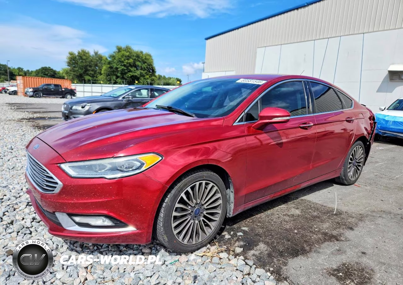 2017 Ford Fusion Titanium VIN:3FA6P0K9XHR114431 - 1