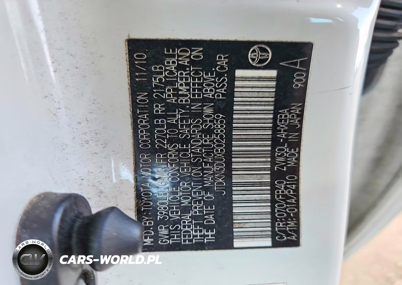 2011 Toyota Prius Three VIN:JTDKN3DUXB0258859 - 12