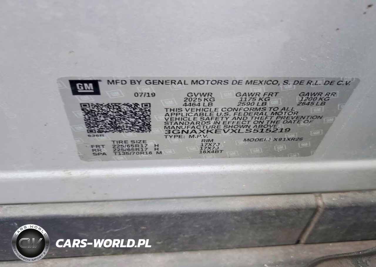 2020 Chevrolet Equinox Lt VIN:3GNAXKEVXLS515219 - 12