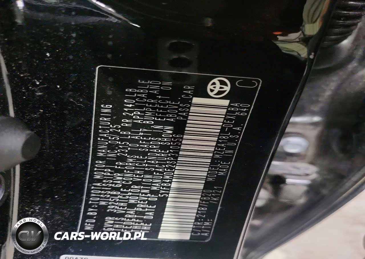 2025 Toyota Corolla Le VIN:5YFB4MDE2SP310556 - 12