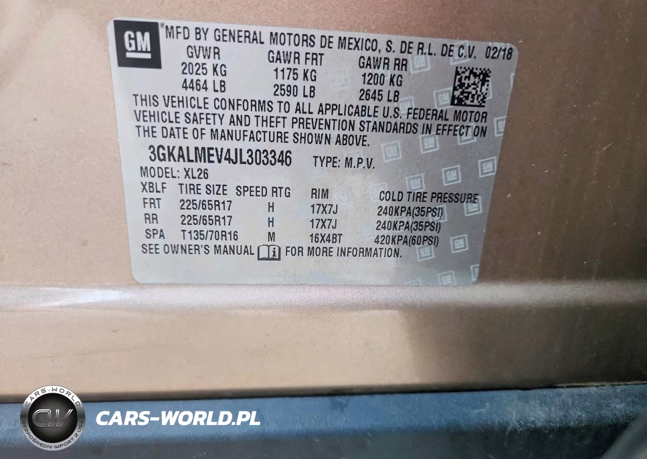 2018 GMC Terrain Sle VIN:3GKALMEV4JL303346 - 13