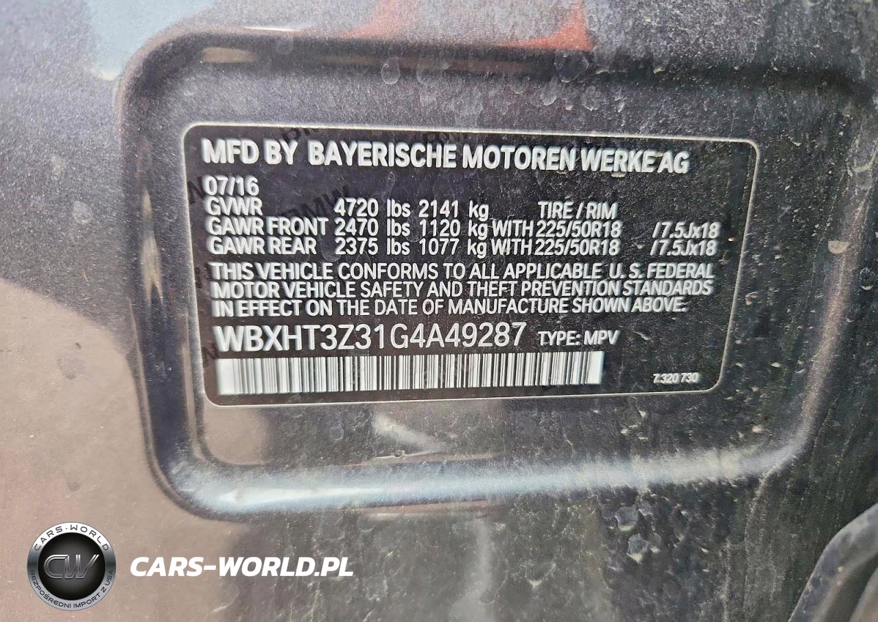 2016 BMW X1 xDrive28I VIN:WBXHT3Z31G4A49287 - 12