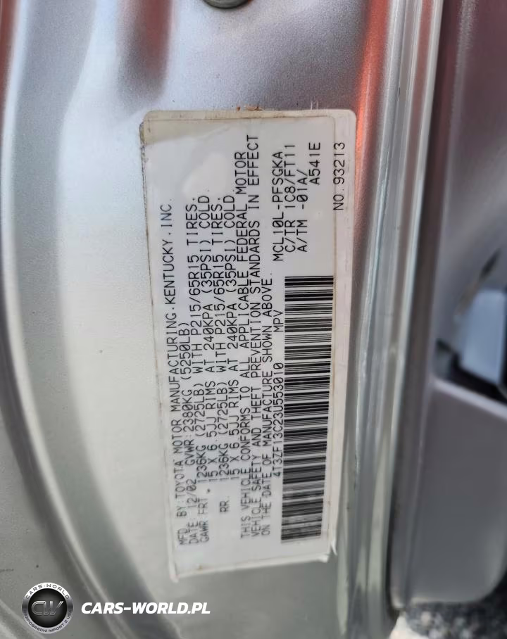 2003 Toyota Sienna Le VIN:4T3ZF13C23U553010 - 13