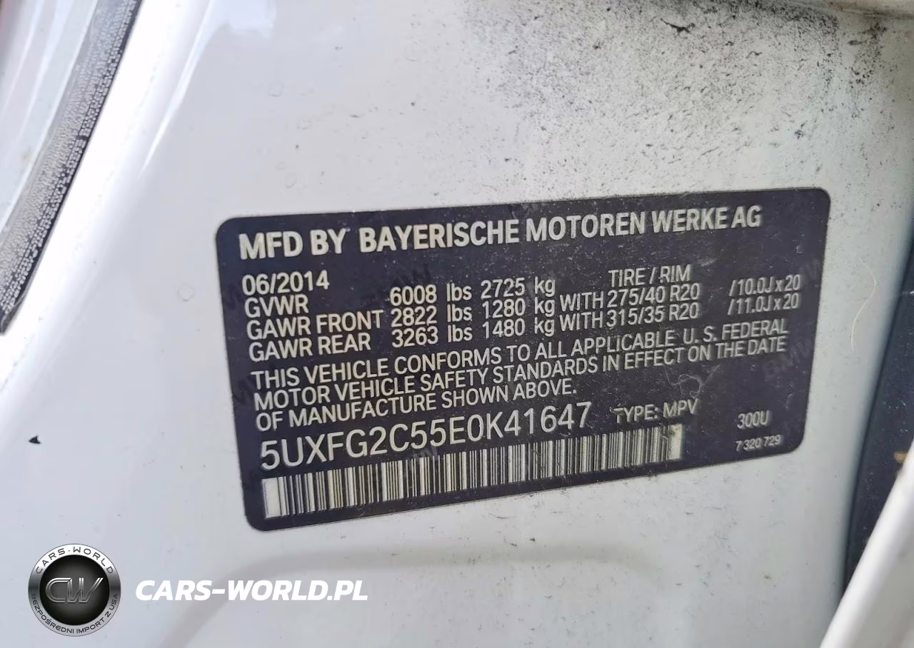 2014 BMW X6 xDrive35I VIN:5UXFG2C55E0K41647 - 13