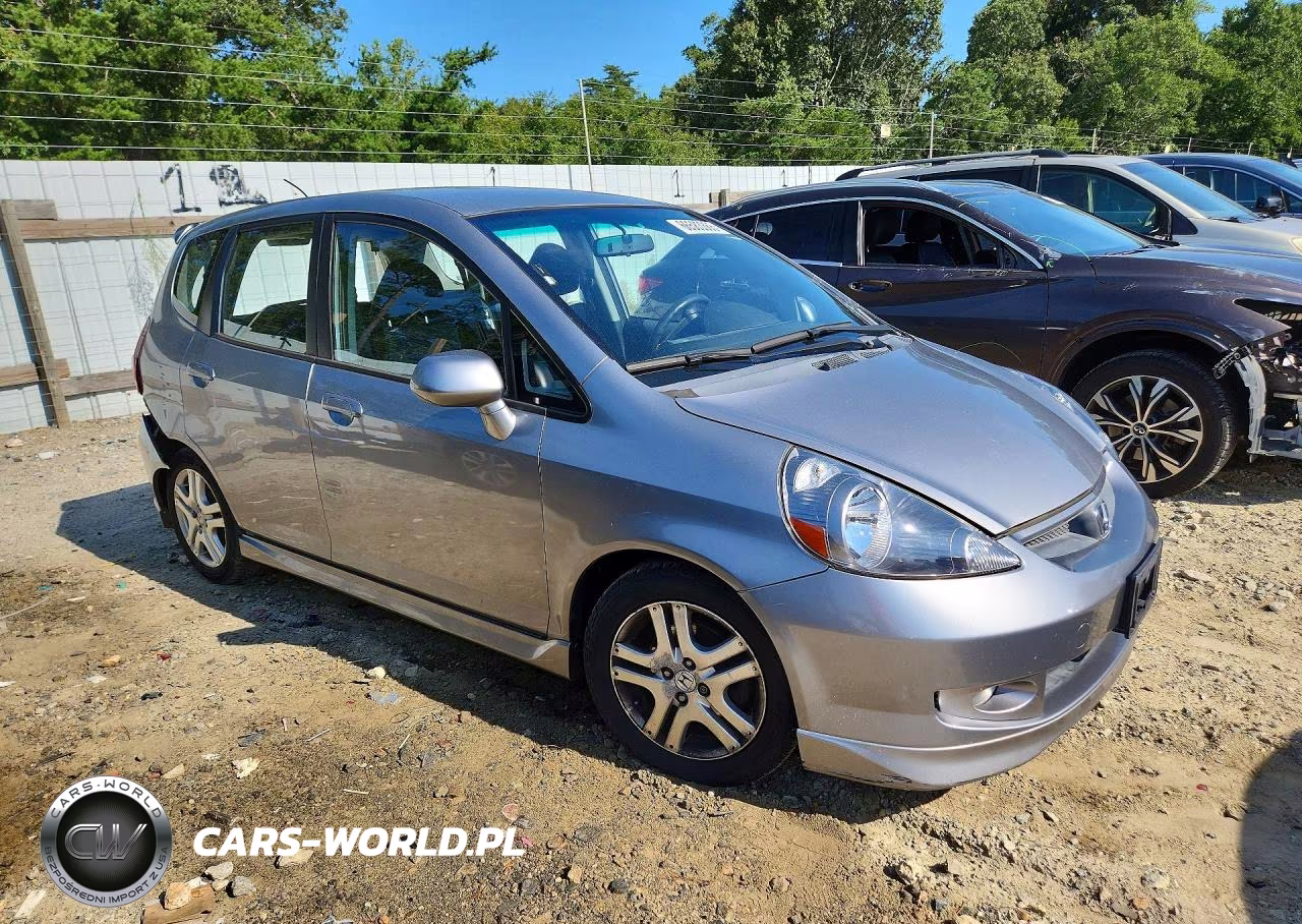 2007 Honda Fit S VIN:JHMGD37687S041617 - 4