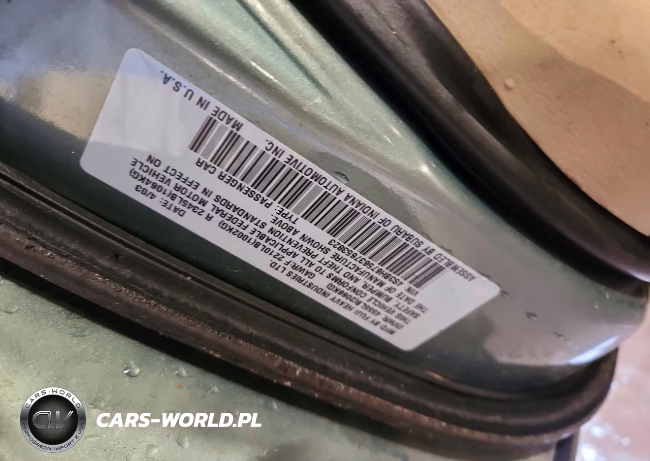 2003 Subaru Legacy Outback Awp VIN:4S3BH675637653823 - 14