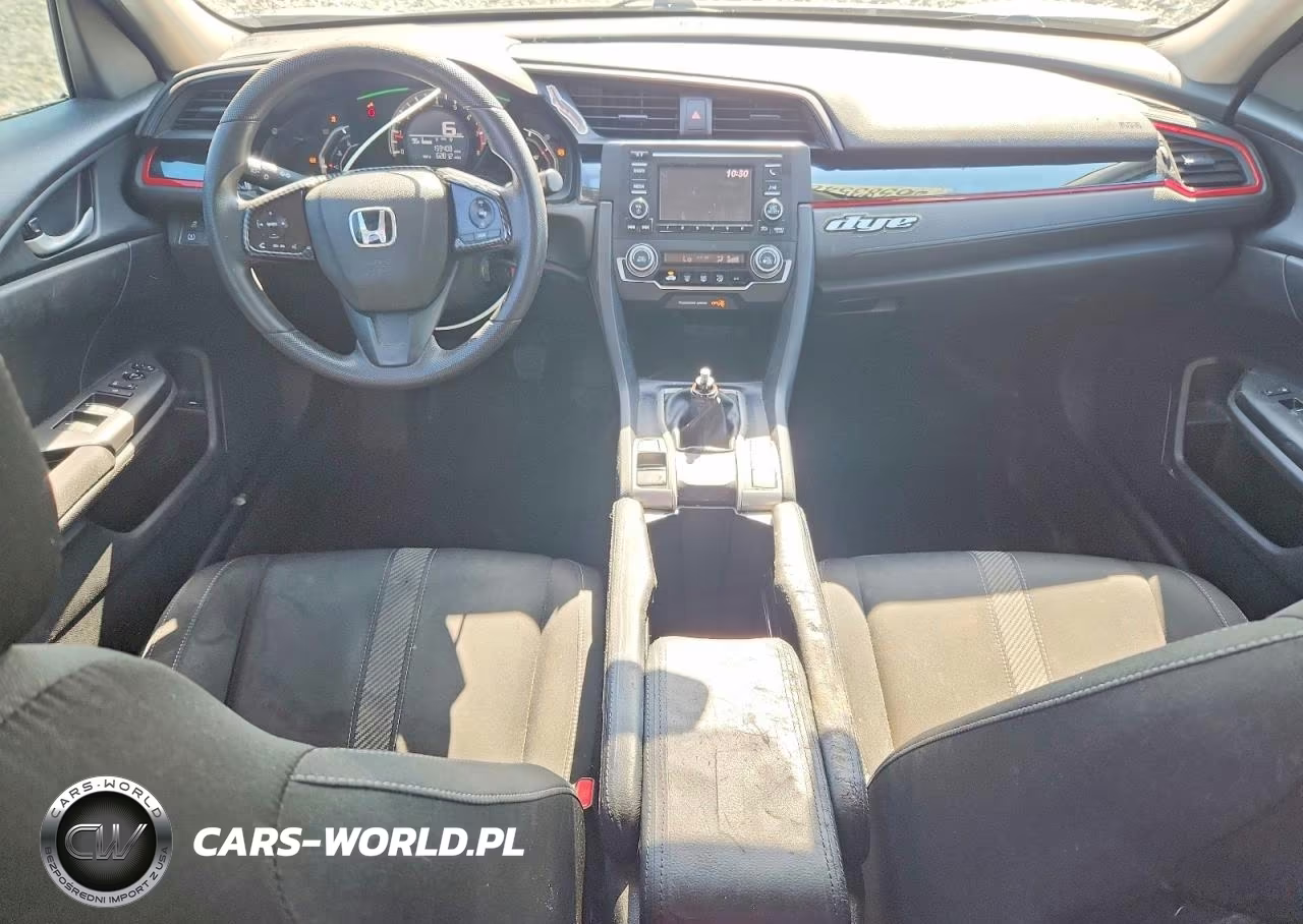 2017 Honda Civic Lx VIN:19XFC2E59HE009333 - 8