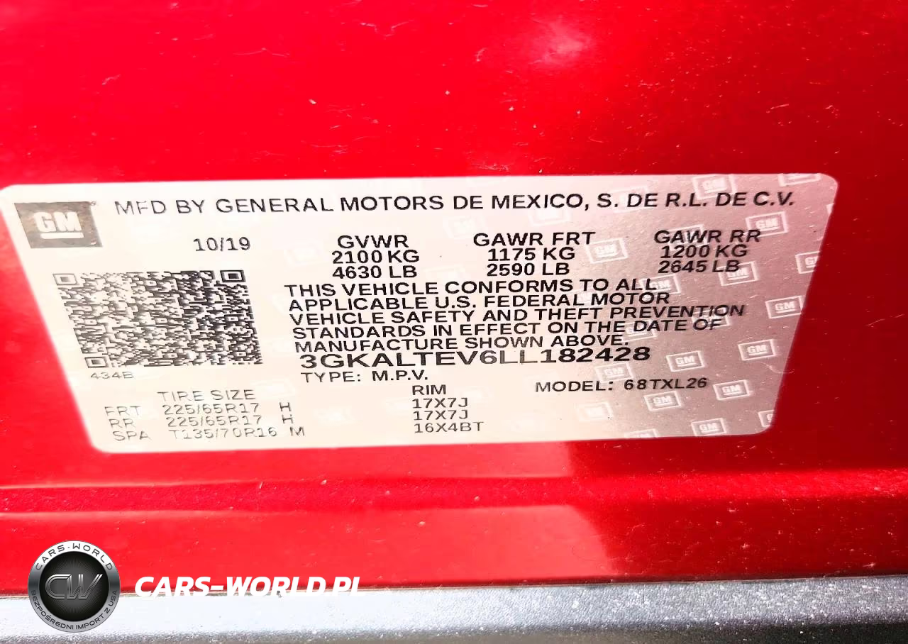 2020 GMC Terrain Sle VIN:3GKALTEV6LL182428 - 13
