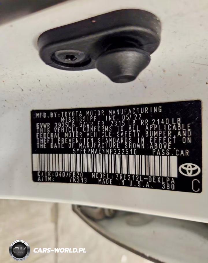 2022 Toyota Corolla Le VIN:5YFEPMAE4NP332510 - 12