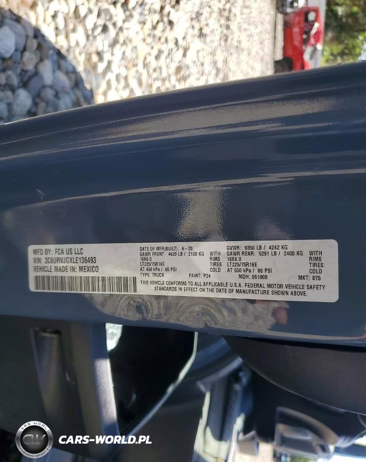 2020 Ram Promaster 3500 Delivery Van VIN:3C6URVJGXLE136493 - 13