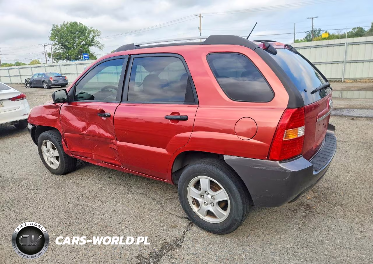 2008 Kia Sportage Lx VIN:KNDJF724287510378 - 2