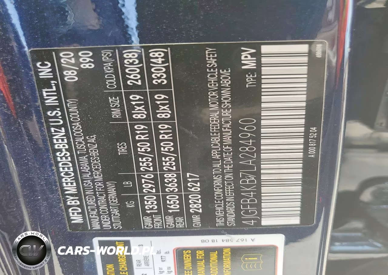 2020 Mercedes-Benz Gle 350 4Matic VIN:4JGFB4KB7LA284960 - 13