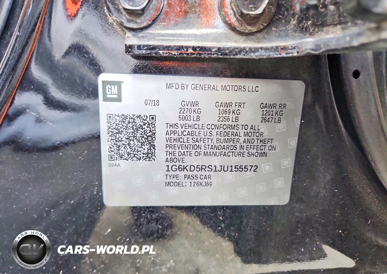 2018 Cadillac Ct6 Luxury VIN:1G6KD5RS1JU155572 - 12