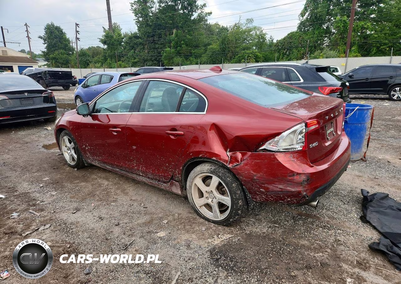 2013 Volvo S60 T5 VIN:YV1612FH7D2221289 - 2