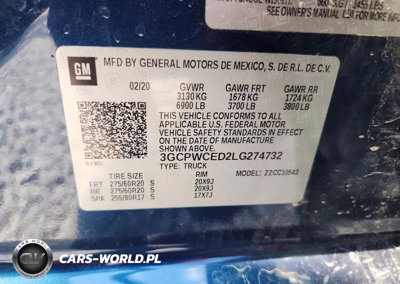 2020 Chevrolet Silverado C1500 Lt VIN:3GCPWCED2LG274732 - 12