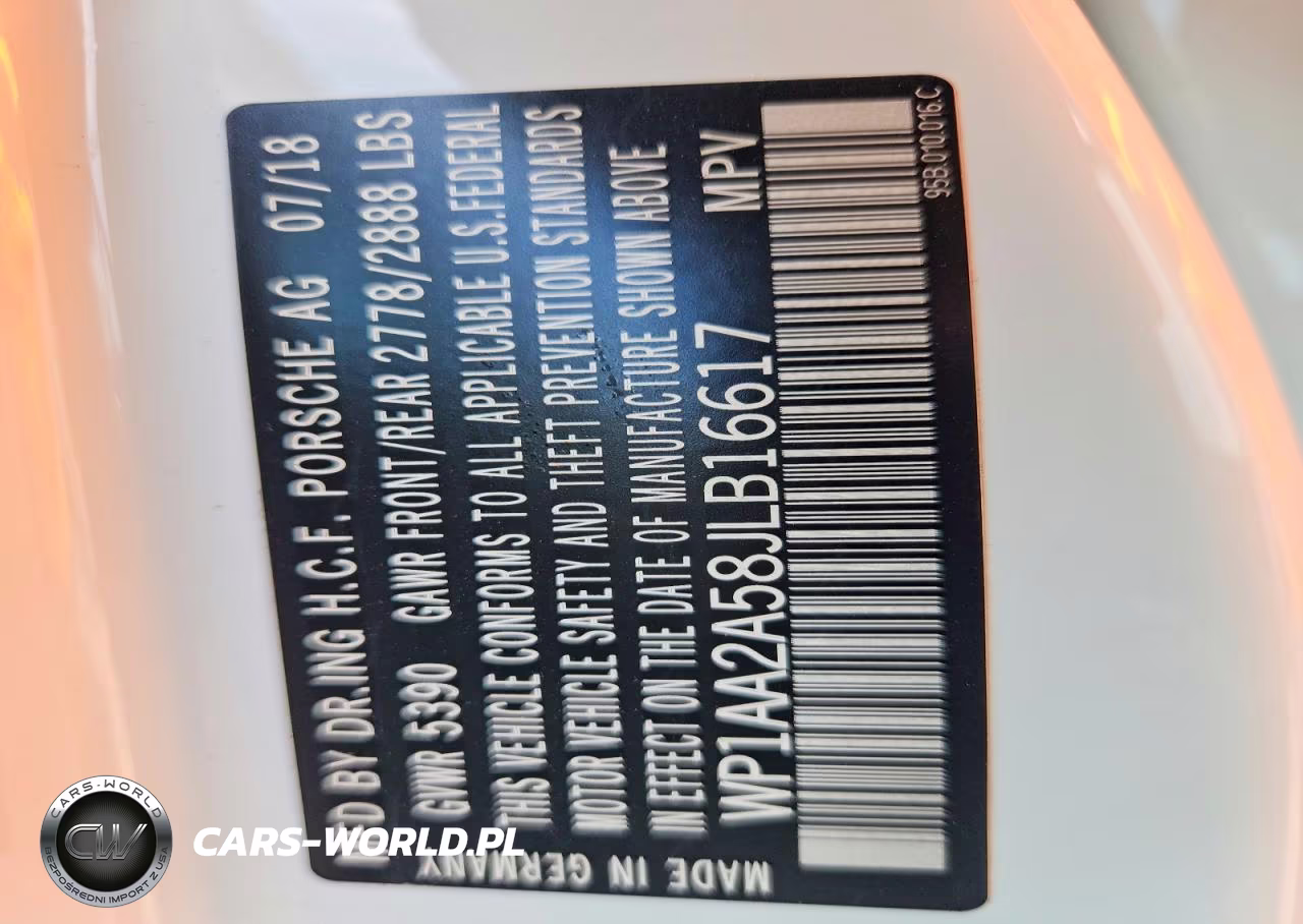2018 Porsche Macan VIN:WP1AA2A58JLB16617 - 12