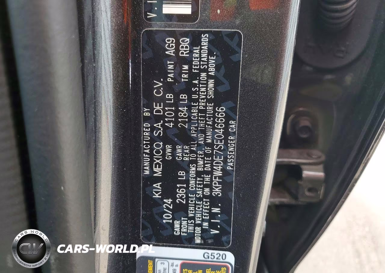 2025 Kia K4 Gt Line VIN:3KPFW4DE7SE046666 - 12