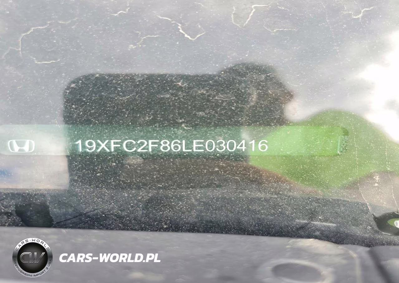 2020 Honda Civic Sport VIN:19XFC2F86LE030416 - 12