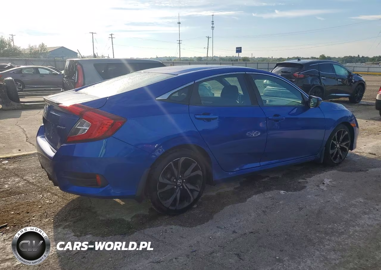 2020 Honda Civic Sport VIN:19XFC2F86LE030416 - 3