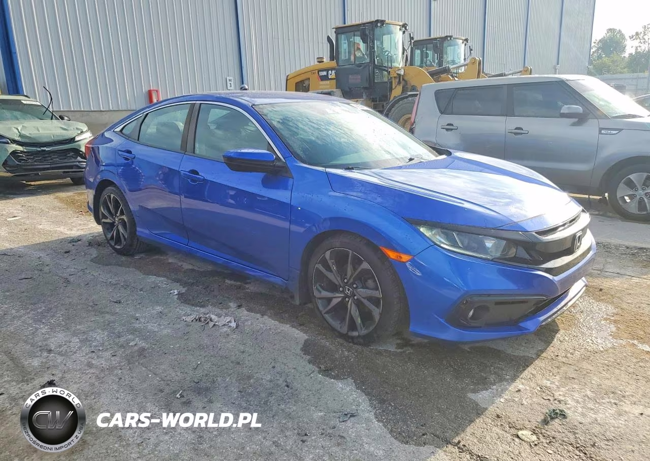 2020 Honda Civic Sport VIN:19XFC2F86LE030416 - 4