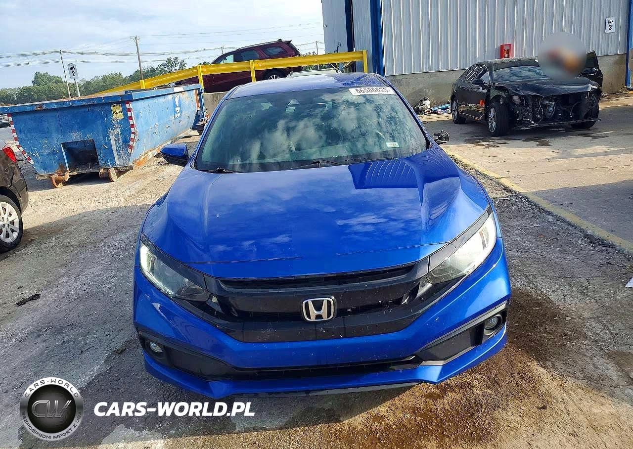 2020 Honda Civic Sport VIN:19XFC2F86LE030416 - 5