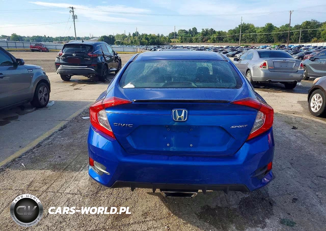 2020 Honda Civic Sport VIN:19XFC2F86LE030416 - 6
