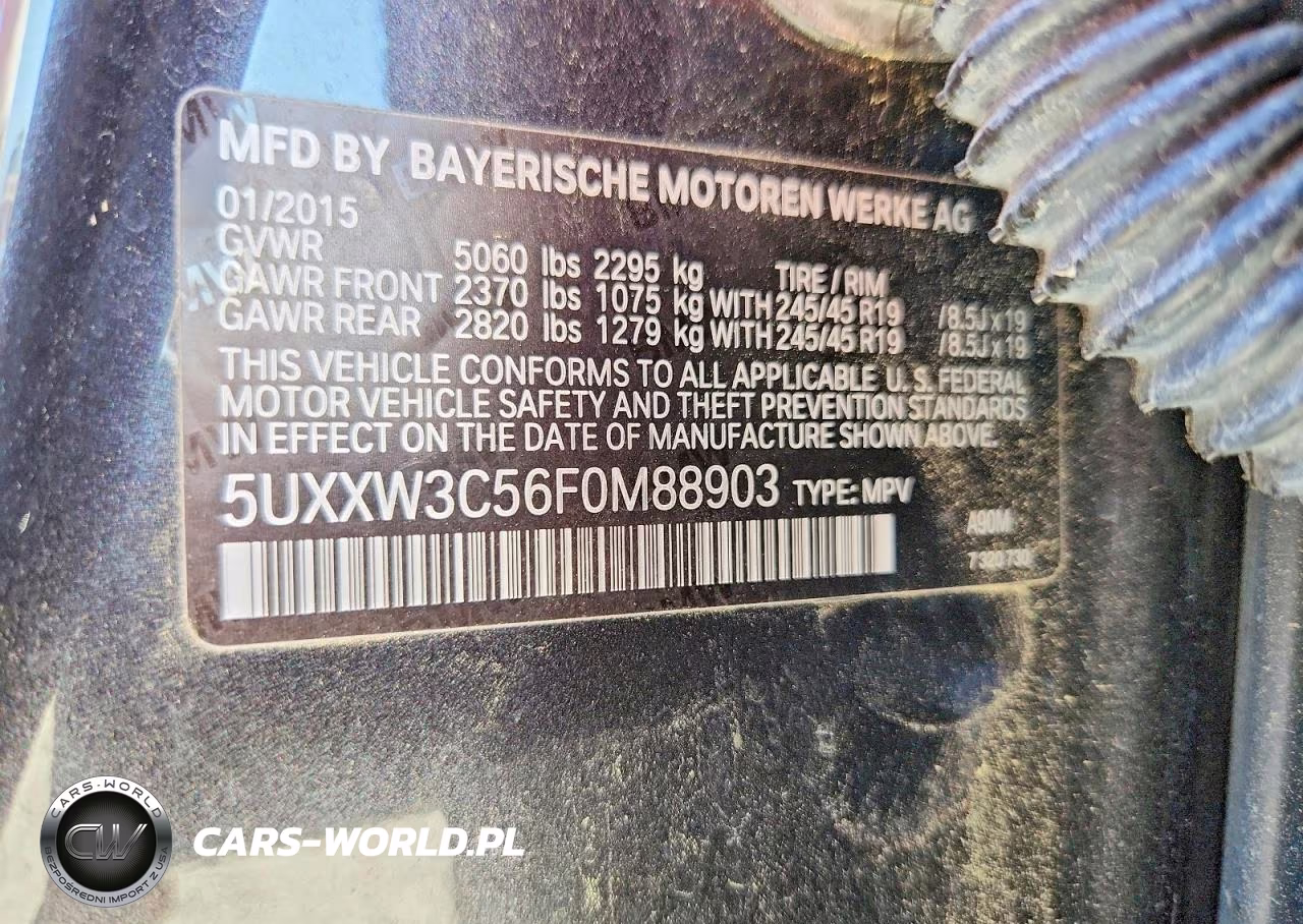 2015 BMW X4 xDrive28I VIN:5UXXW3C56F0M88903 - 13