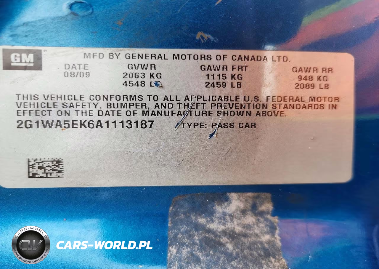 2010 Chevrolet Impala Ls VIN:2G1WA5EK6A1113187 - 12