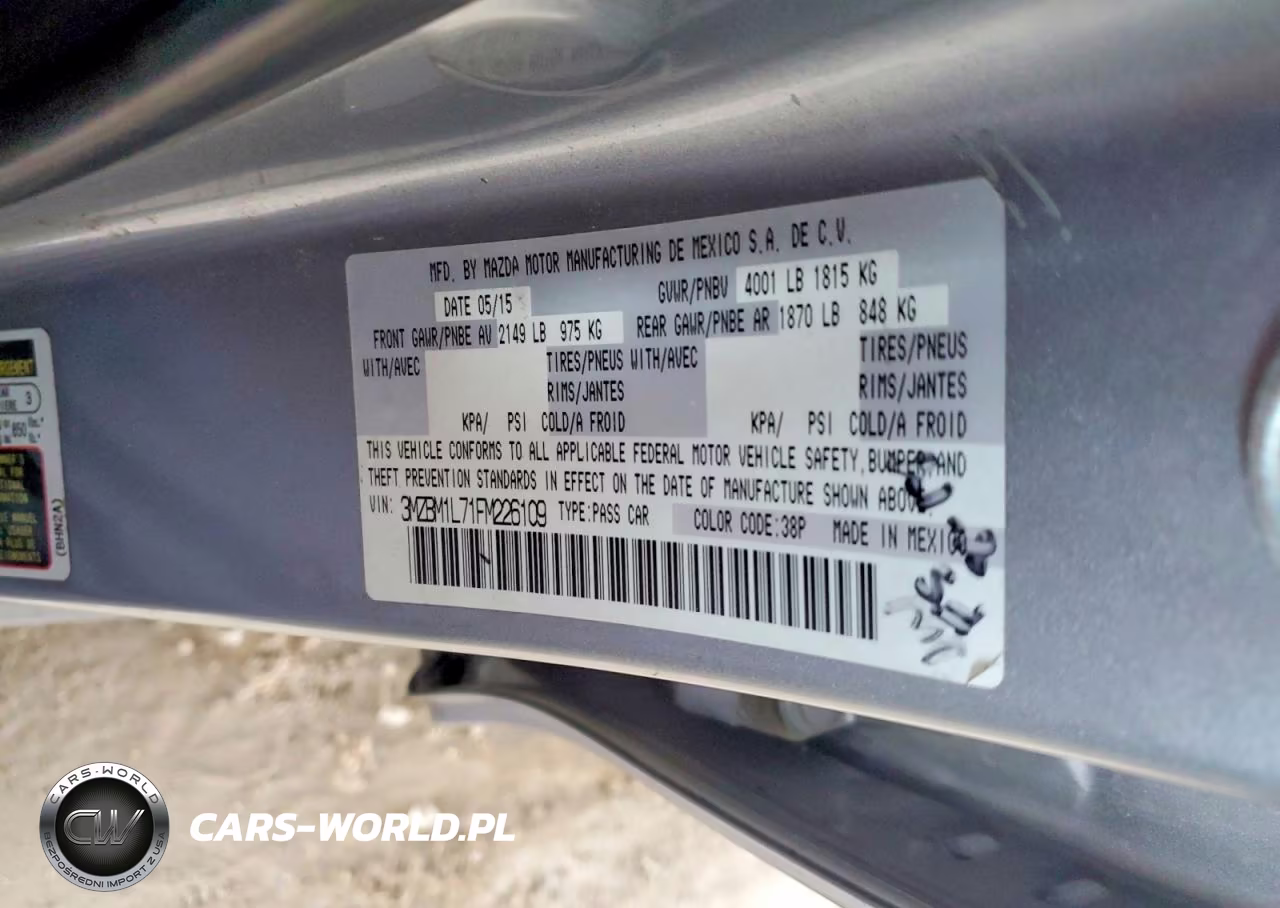 2015 Mazda 3 Touring VIN:3MZBM1L71FM226109 - 12