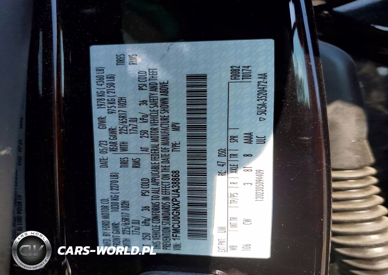 2023 Ford Escape Active VIN:1FMCU0GNXPUA38868 - 13