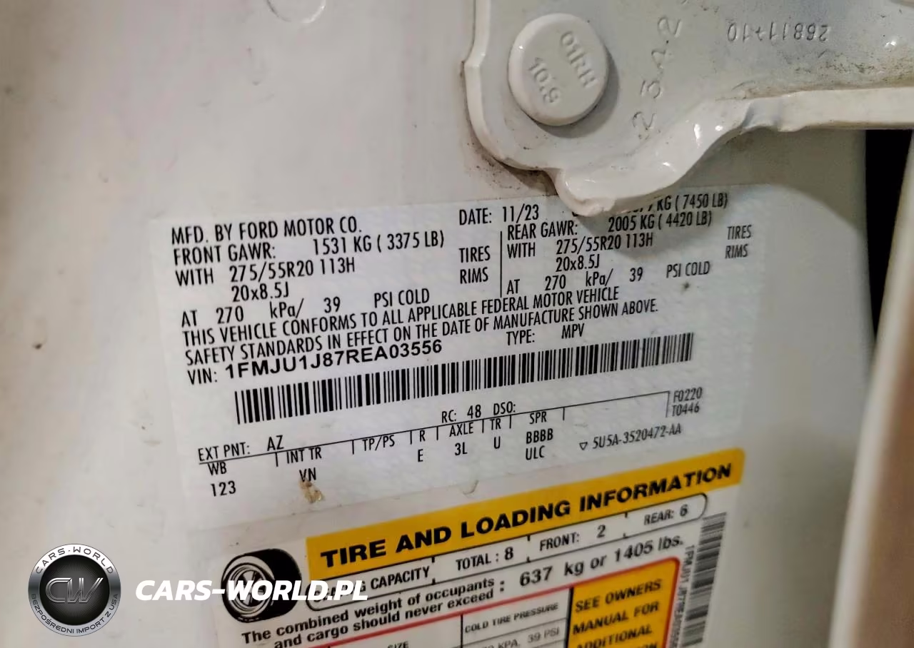 2024 Ford Expedition Xlt VIN:1FMJU1J87REA03556 - 13