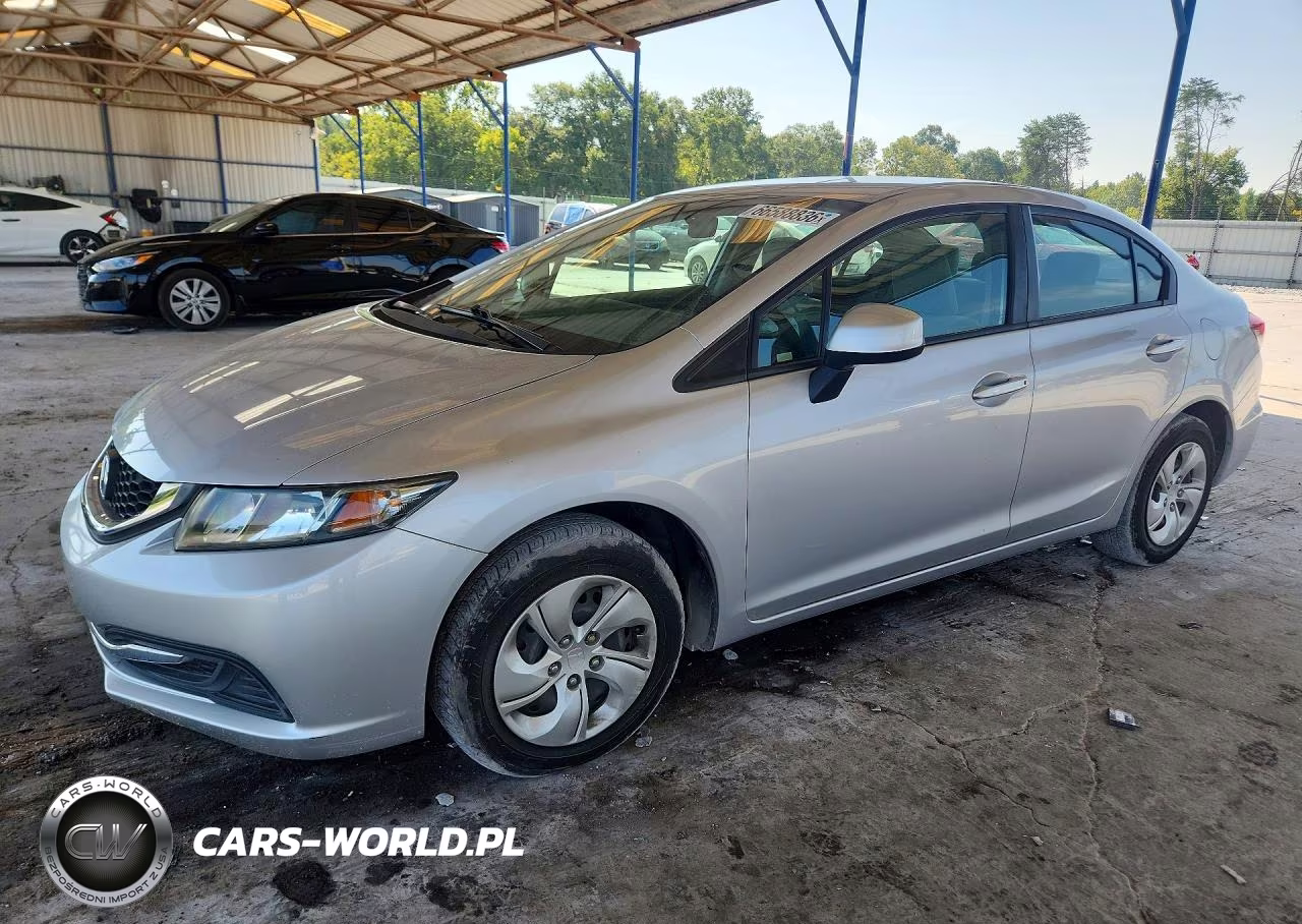 2013 Honda Civic Lx VIN:19XFB2F5XDE070962 - 1